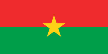 La bandiera del Burkina Faso