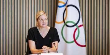 La presidente del CIO Kirsty Coventry
