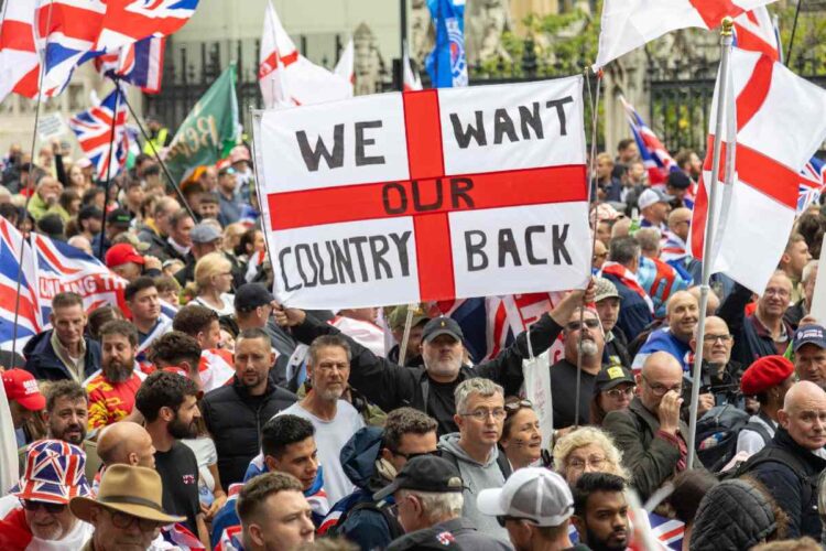 La protesta a Londra