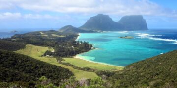 Lord Howe Island, situata a 600 chilometri a nord-est di Sydney