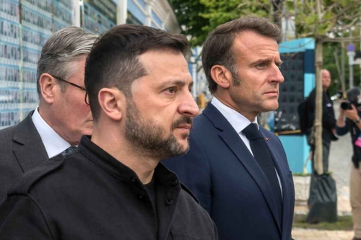 Macron e Zelensky
