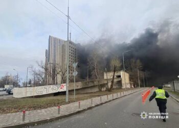 Massiccio attacco russo in Ucraina@ANSA-MINISTERO INTERNI UCRAINO