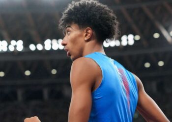 Mattia Furlani in finale ai Mondiali di atletica