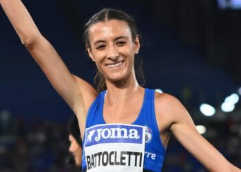 Nadia Battocletti esulta dopo una vittoria