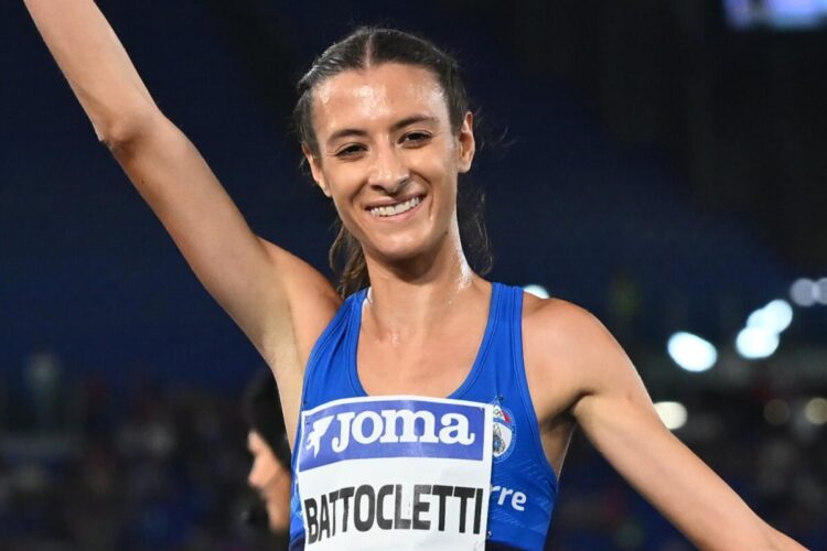 Nadia Battocletti esulta dopo una vittoria
