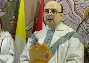 Padre Gabriel Romanelli a Gaza