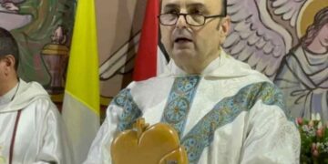Padre Gabriel Romanelli a Gaza