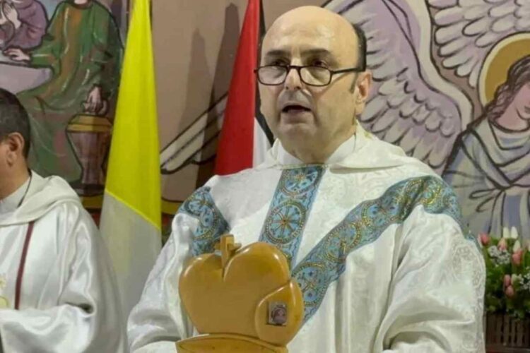 Padre Gabriel Romanelli a Gaza