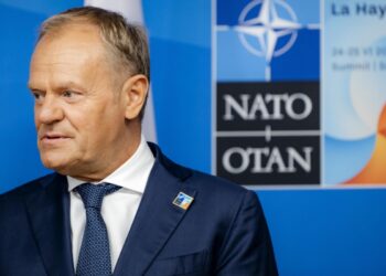 Polish Prime Minister Donald Tusk at NATO@ANSA