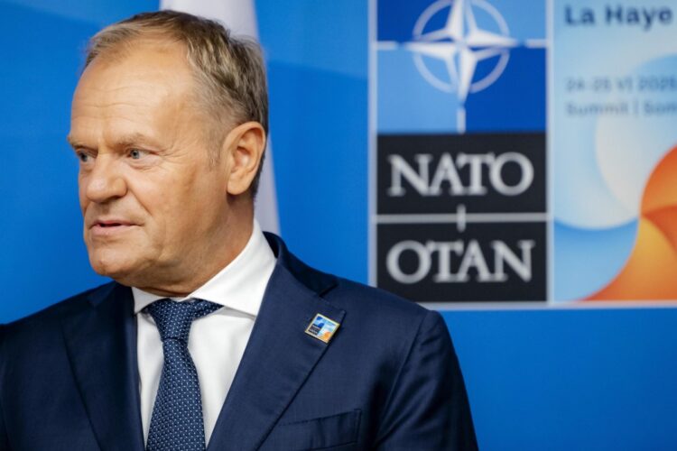 Polish Prime Minister Donald Tusk at NATO@ANSA