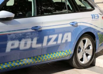 Un'immagine della Polizia stradale