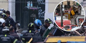 Rescuers-and-firefighters-at-Gloria-funicular-cable@ANSA