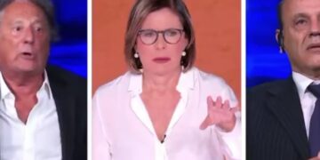 Screenshot dalla trasmissione - E' Sempre Carta Bianca - CREDIT_Rete4