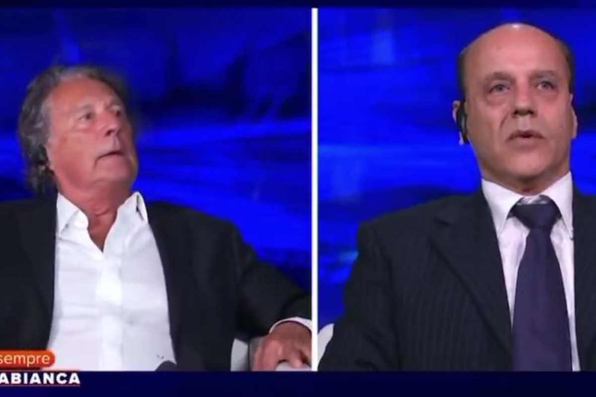 Screenshot dalla trasmissione - E' Sempre Carta Bianca - Iachetti, si infuria_CREDIT_Rete4