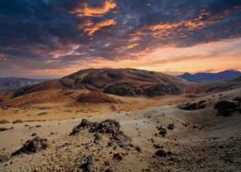 Simulazione di eruzione vulcanica a Tenerife