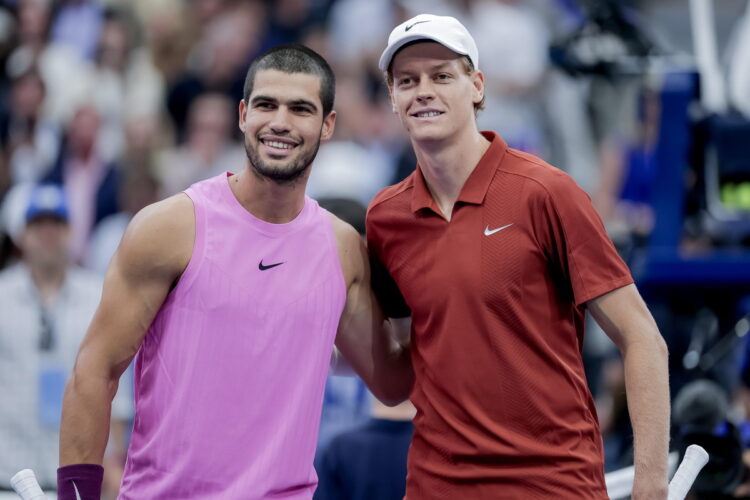 Sinner and Alcaraz at US Open Tennis Tournament 2025@ANSA