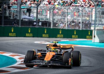 Una vettura della McLaren di Formula 1