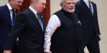 Vladimir Putin e Narendra Modi