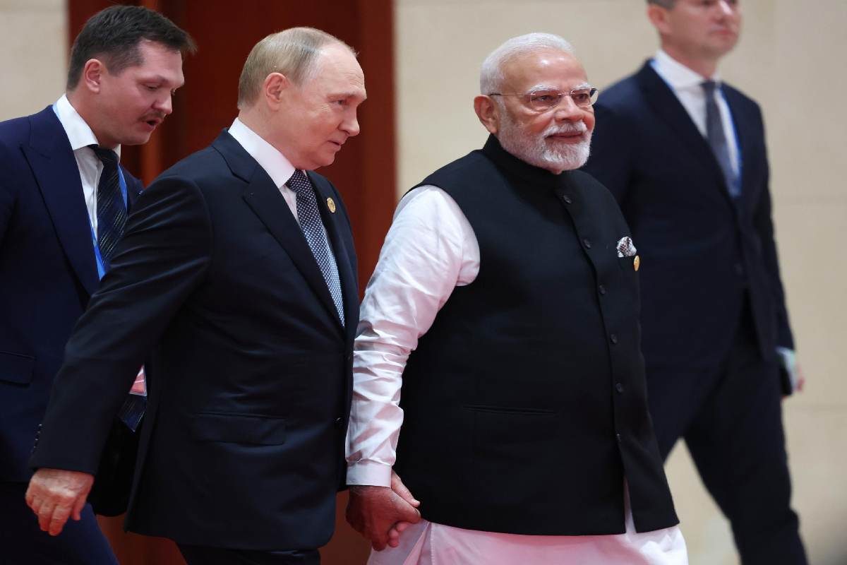 Vladimir Putin e Narendra Modi