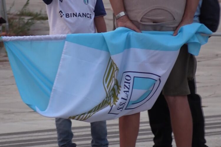 Una bandiera della Lazio