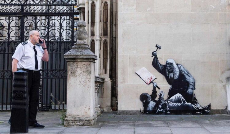 murale di Banksy