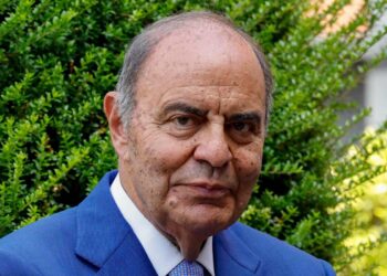 Un primo piano di Bruno Vespa