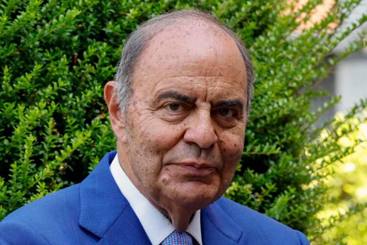 Un primo piano di Bruno Vespa