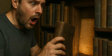 Compra una libreria usata per pochi euro e scopre un segreto nascosto da oltre 100 anni