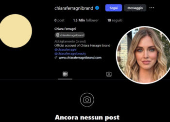 Cosa sta succedendo a Chiara Ferragni? Il profilo del brand è sparito in un attimo