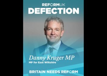 Danny Kruger lascia i Tory e passa al partito di Nigel Farage