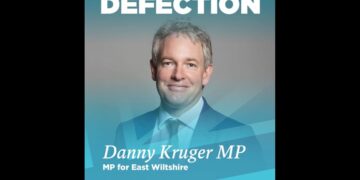 Danny Kruger lascia i Tory e passa al partito di Nigel Farage