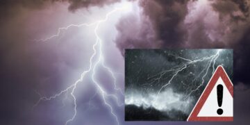 e regioni italiane più esposte ai temporali estremi@alanews