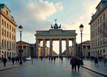 certificati linguistici falsi, la porta di brandeburgo a Berlino