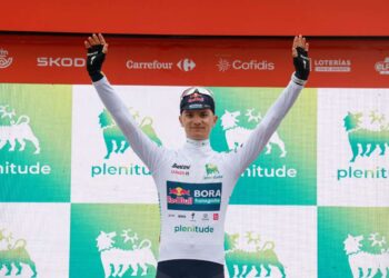 Giulio Pellizzari alla Vuelta di Spagna 2025