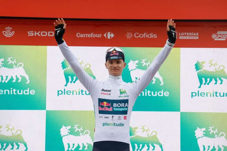 Giulio Pellizzari alla Vuelta di Spagna 2025