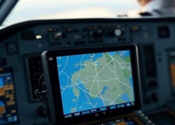 Il sistema gps di un aereo
