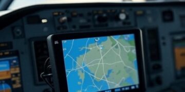 Il sistema gps di un aereo