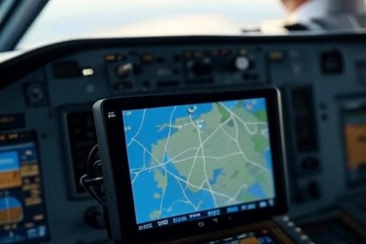 Il sistema gps di un aereo