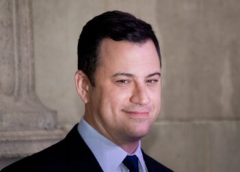Un primo piano di Jimmy Kimmel