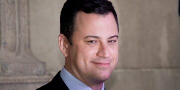 Un primo piano di Jimmy Kimmel