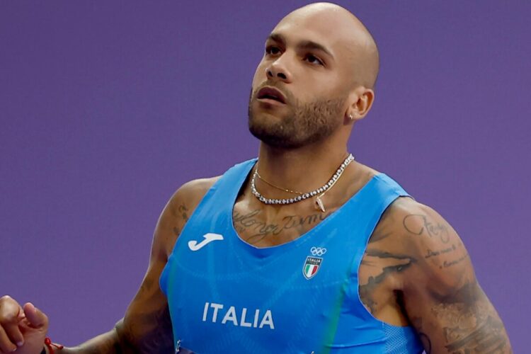 Marcell Jacobs in gara