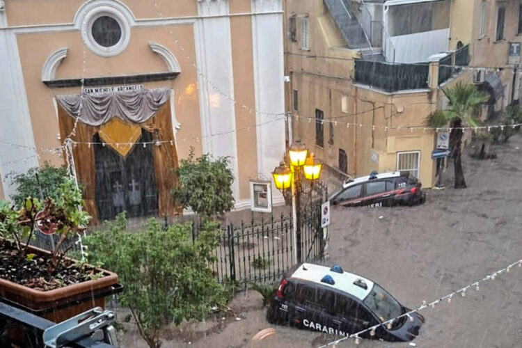 Ischia, nubifragio, 23 settembre 2025@ANSA