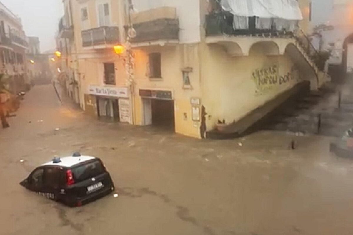 Ischia, violento nubifragio, 23 settembre 2025@ANSA