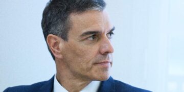 Premier spagnolo Pedro Sanchez violenza a gaza