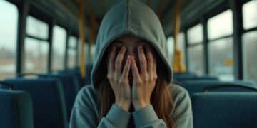 Una ragazza vittima di abusi