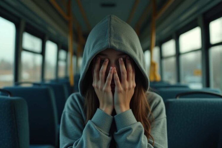 Una ragazza vittima di abusi