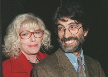 Roberto Russo e Monica Vitti