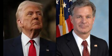 Trump vs FBI: tycoon apre a indagine su ex direttore Wray, dopo l’incriminazione di Comey