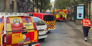 A Madrid i servizi di emergenza si sono attivati immediatamente dopo il crollo di un edificio