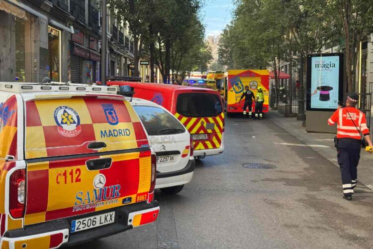 A Madrid i servizi di emergenza si sono attivati immediatamente dopo il crollo di un edificio